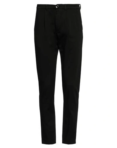 Pmds Premium Mood Denim Superior Man Pants Black Size 28 Cotton, Polyamide, Polyester, Elastane In Black