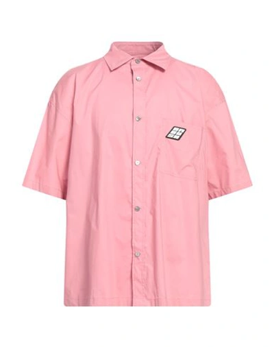 Shop Ambush Man Shirt Pink Size S Cotton