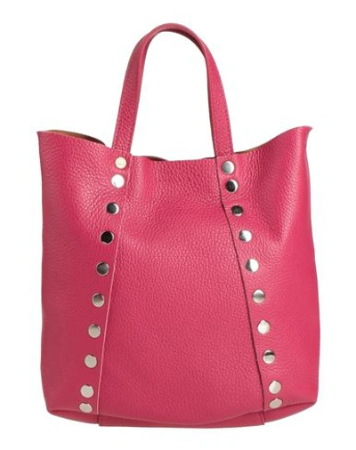 Shop Zanellato Woman Handbag Magenta Size - Soft Leather