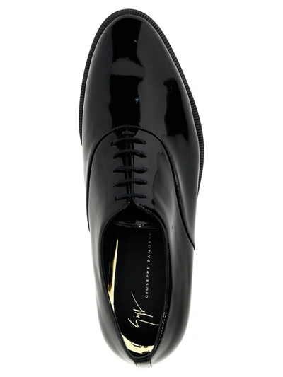 Shop Giuseppe Zanotti 'booty' Lace Up Shoes In Black