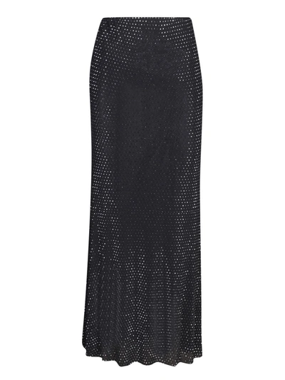 Shop Self-portrait Skirts In Black