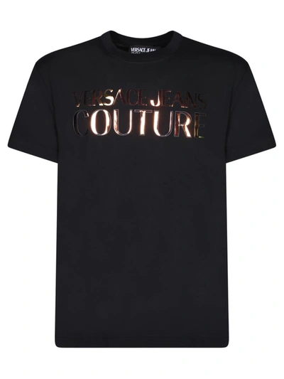 Shop Versace Jeans Couture T-shirts In Black
