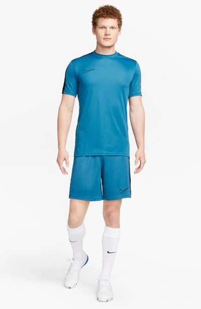Shop Nike Academy Dri-fit Soccer Shorts In Industrial Blue/ Black/ Black