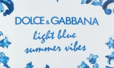 Shop Dolce & Gabbana Light Blue Summer Vibes Eau De Toilette