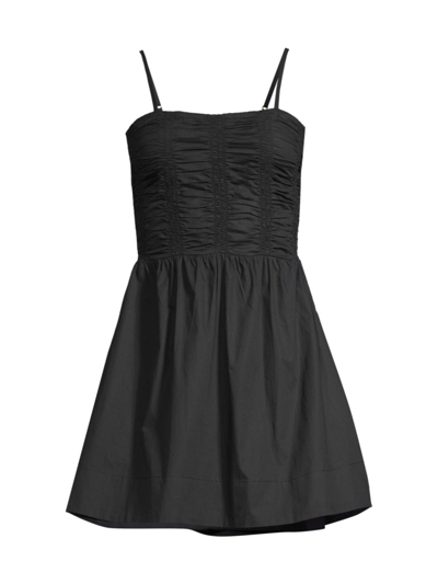 Shop Faithfull The Brand Women's L'oasis Rhea Minidress In Black