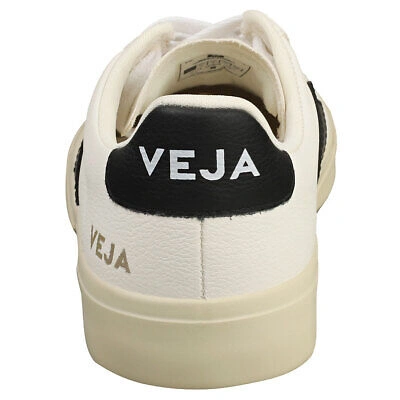 Pre-owned Veja Campo Chromefree Damen White Black Sneaker Beilaufig - 41 Eu