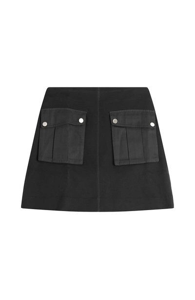 Marc By Marc Jacobs Cotton Mini Skirt In Black