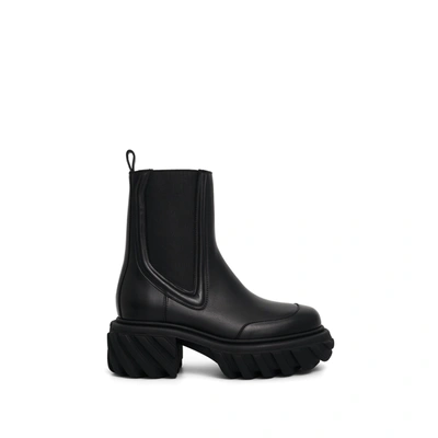 Shop Off-white Tractor Motor Chelsea Boot
