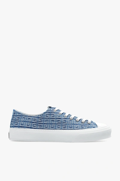 Shop Givenchy Blue ‘city' Sneakers In New