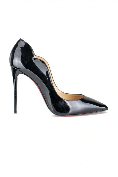 Shop Christian Louboutin Luxury Women's Shoes   Hot Chick  Patent Black Leather Pumps.