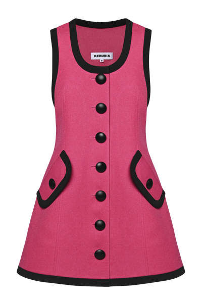 Shop Keburia Mini Dress In Pink