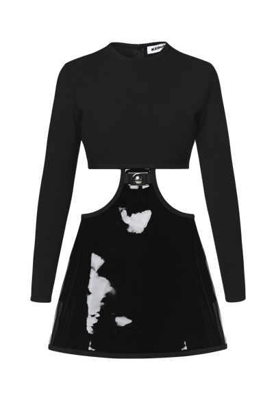 Shop Keburia Cutout Mini Dress In Black