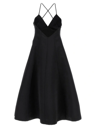 Shop Philosophy Di Lorenzo Serafini Duchesse Dress In Black