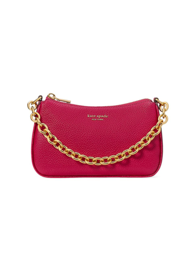 Shop Kate Spade Women's Jolie Pebbled Leather Crossbody Bag In Renaissance Rose
