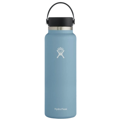Hydro Flask 40-ounce Wide Mouth Cap Water Bottle In Rain