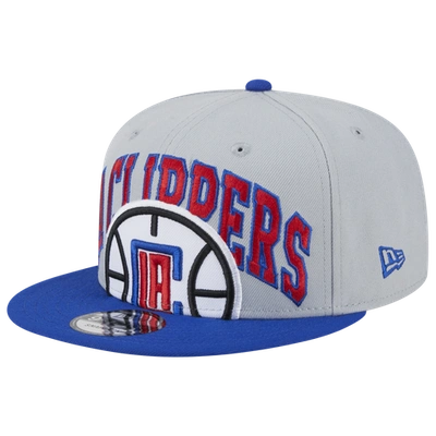 Shop New Era Mens Los Angeles Clippers  Clippers Tip-off Snapback In Gray/blue