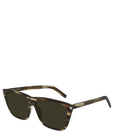 Shop Saint Laurent Sunglasses Sl 431 Slim In Crl