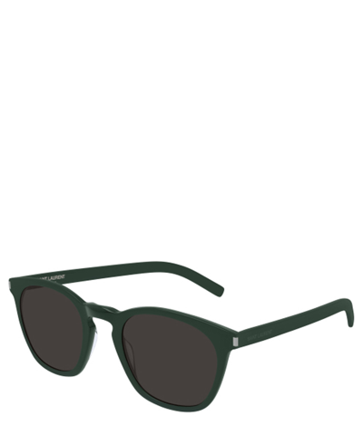 Shop Saint Laurent Sunglasses Sl 28 Slim In Crl