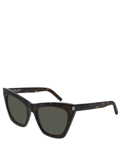 Shop Saint Laurent Sunglasses Sl 214 Kate In Crl