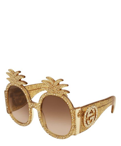 Shop Gucci Sunglasses Gg0150s In Crl
