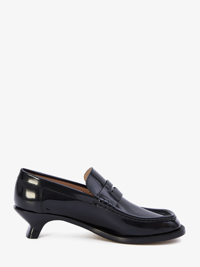 Shop Loewe Campo Loafers In Black