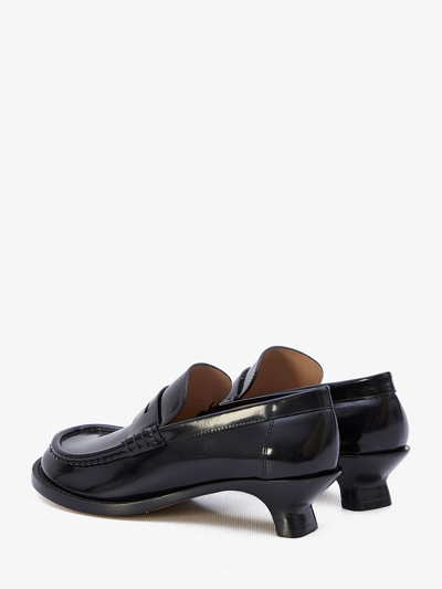 Shop Loewe Campo Loafers In Black