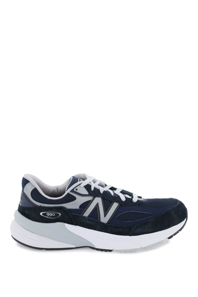 Shop New Balance 990v6 Sneakers In Eclipse (blue)