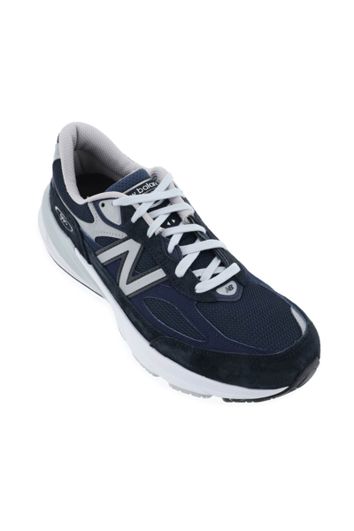 Shop New Balance 990v6 Sneakers In Eclipse (blue)