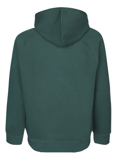 Shop Carhartt Hooded Chase Sweat Dark Green