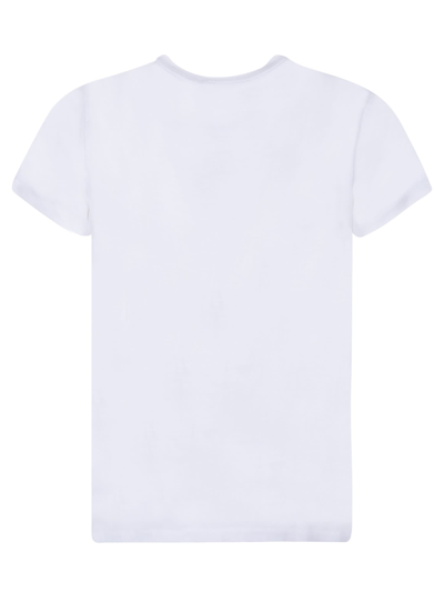 Shop Maison Kitsuné Fox Patch T-shirt In White