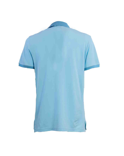 Shop Etro Polo Shirt In Azzurro