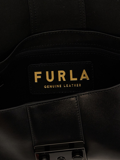 Shop Furla Metropolis S Remix Shoulder Bag In Black