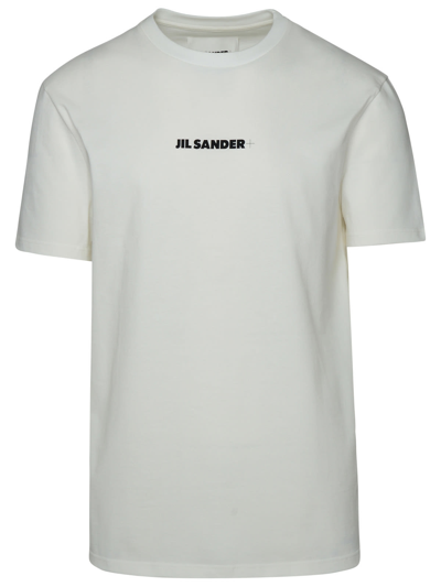 Shop Jil Sander White Cotton T-shirt