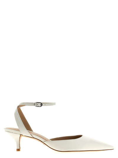 Shop Stuart Weitzman Barelythere Pumps In White
