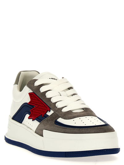 Shop Dsquared2 Canadian Sneakers In Multicolor