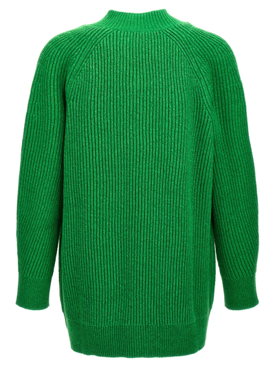 Shop Jil Sander Oversized Sweater In Green
