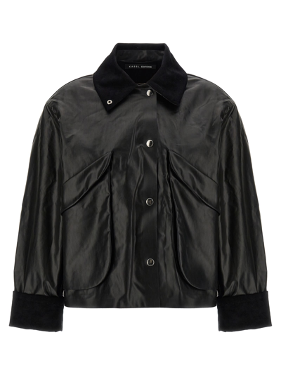 Kassl Editions Black Hunting Jacket In Black