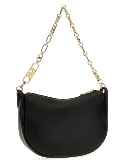 Shop Michael Kors Small Bracelet Pouchette Handbag In Black