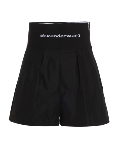 Shop Alexander Wang Safari Shorts In Black