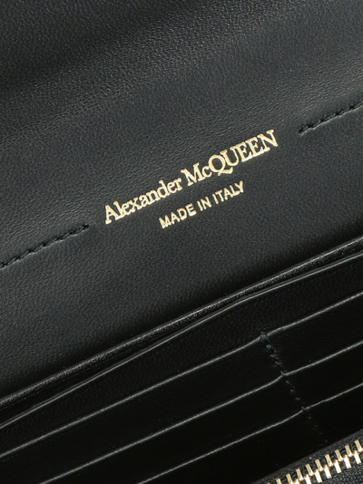 Shop Alexander Mcqueen Skull Clutch In Black