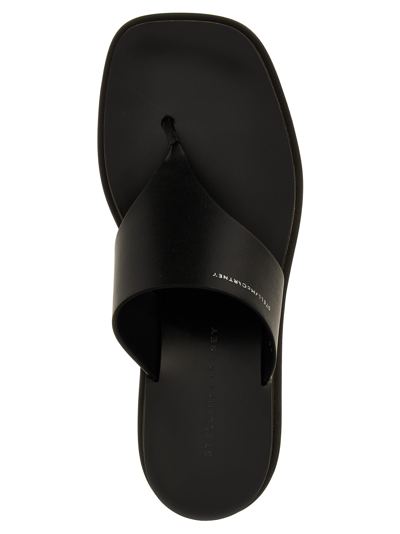 Shop Stella Mccartney Sneak-elyse Sandals In Black