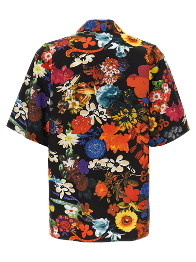 Shop Moschino Floral Shirt In Multicolor