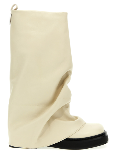 Shop Attico Robin Boots In White