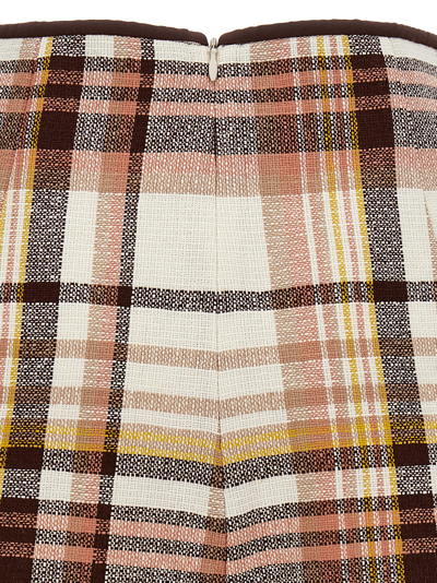 Zimmermann Multicolor Matchmaker Check Dance Shorts In Multicolor