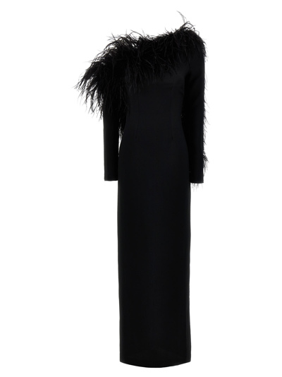 Shop Taller Marmo Garbo Dress In Black