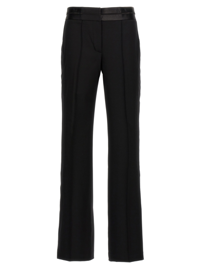 Shop Helmut Lang Wool Bootcut Pants In Black