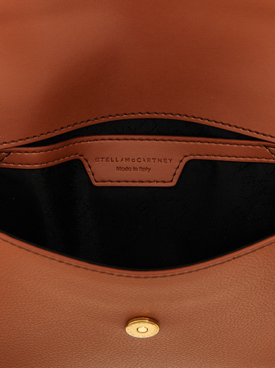 Shop Stella Mccartney Falabella Crossbody Bag In Brown