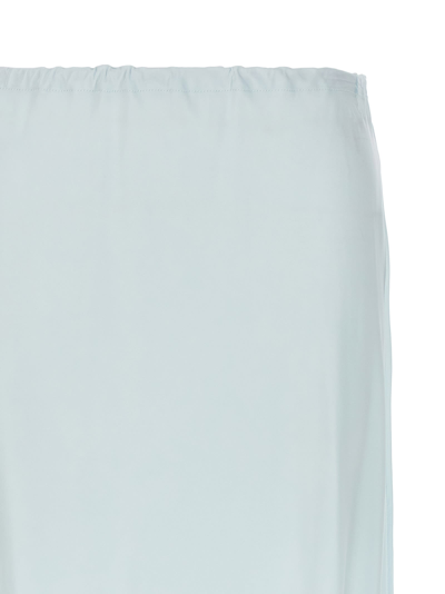 Shop Jil Sander 61 Skirt In Light Blue