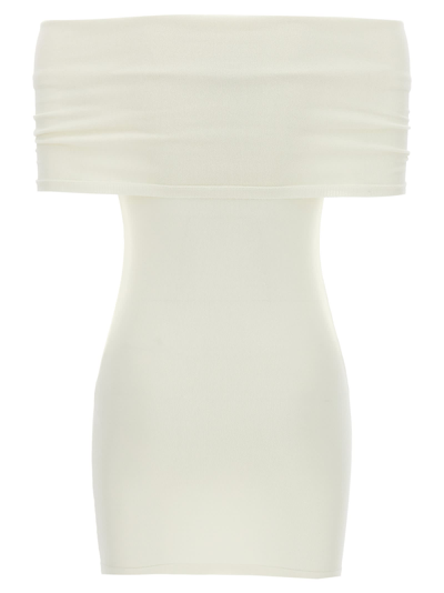 Shop Wardrobe.nyc Off Shoulders Mini Dress In White