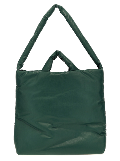 Shop Kassl Editions Pillow Medium Shopping Bag In Green